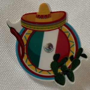 NWT. Handmade Mexican Pride  Pin Brooch!